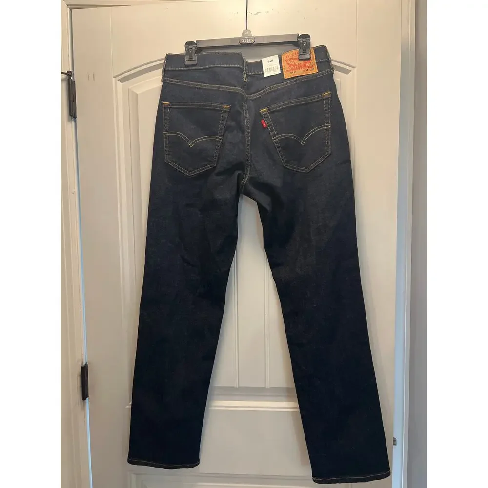 NWT‎ Levi’s Men’s 541 Athletic Tapered Fit Stretch Denim Jeans Size 31Wx32L Blue